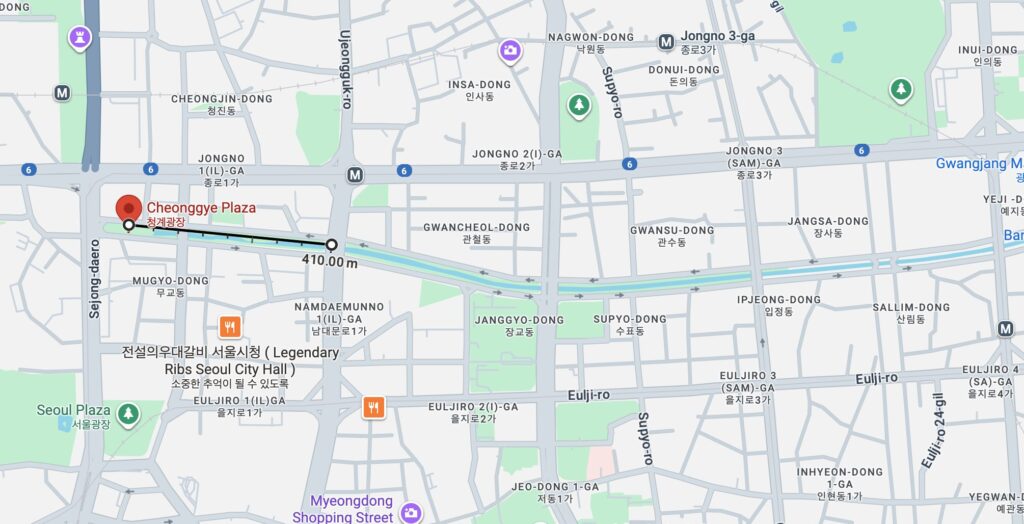 map for Walking Course for Little Feet